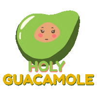 Fruit Avocado Sticker by Dita W. Yolashasanti