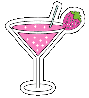 Party Pink Sticker by Cosmopolitan