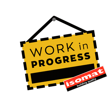 Work In Progress Building Materials Sticker by ISOMAT
