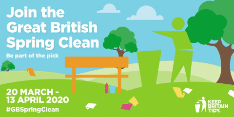 Environment Gbspringclean GIF by Keep Britain Tidy