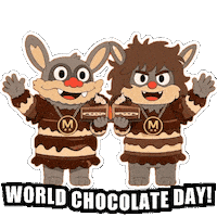 Hungry Chocolate Cake Sticker