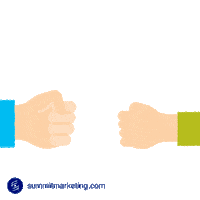 Fathers Day Fist Bump Sticker by Summit Marketing