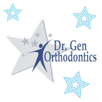 drgenorthodontics smile braces invisalign orthodontics Sticker