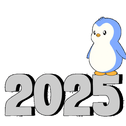 New Year Penguin Sticker by Pudgy Penguins
