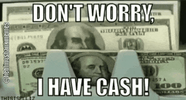 lieblingsbankmemes money cash dollar geld GIF