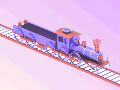 kberraho giphyupload animation 3d train GIF