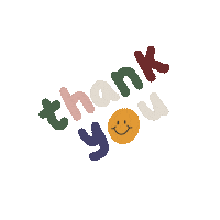 Confetears rainbow retro thank you business Sticker