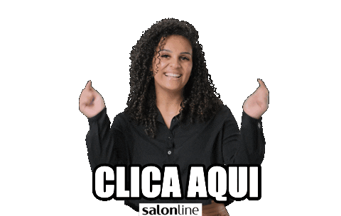 Clica Aqui Sticker by Salon Line
