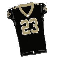 Nfl Jersey Sticker by New Orleans Saints