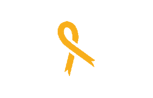 Go Gold Cancer Ribbon Sticker by Maggie's Mission