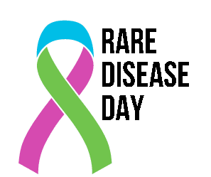 ProudToBeRare giphyupload ribbon rare disease rare disease day Sticker