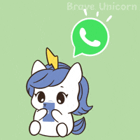 Wa Text Me GIF by Brave Unicorn