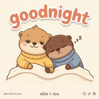 Good Night Love GIF by Ollie & Lou