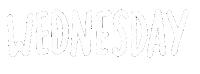 Days Of The Week Text Sticker