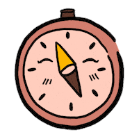 GribouilliStreet doodle compass boussole gribouillistreet Sticker