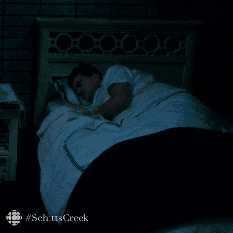 Schitts Creek Sleeping GIF by CBC