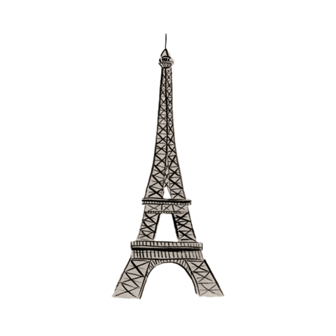 France Love Sticker by Rifle Paper Co.