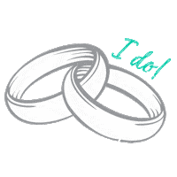 I Do Wedding Sticker by Ana Gonzalez joyas