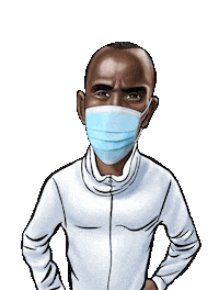 Runner Marathon Sticker by eBibs