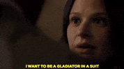 Katie Lowes Gladiators GIF by ABC Network