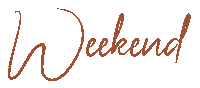 Weekend Sticker