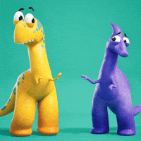 Awkward Best Friends GIF by Claynosaurz