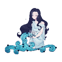 Bubble Tea Aquarius Sticker by BubbleJoy