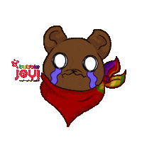 Bubble Tea Cry Sticker by BubbleJoy