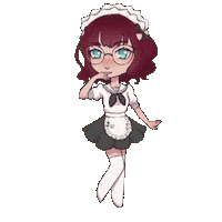 Azami Sticker by Meian Maid Cafe