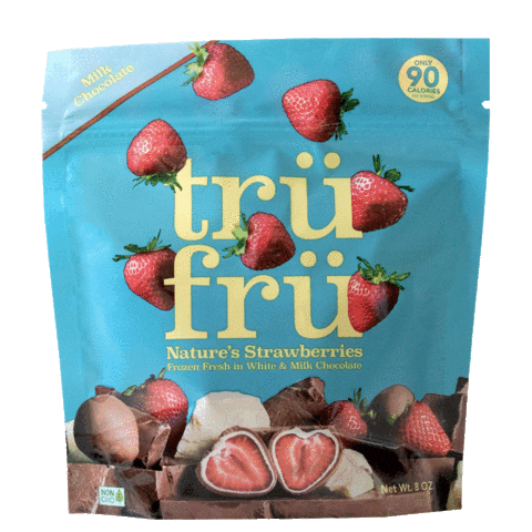Strawberry Sticker by Tru Fru