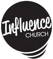influencechurchuk logo light sunday church Sticker