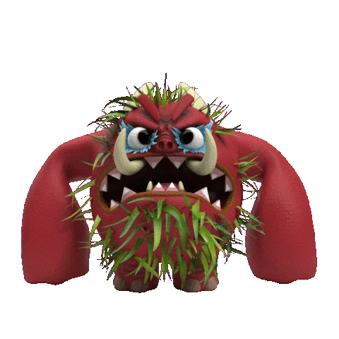Flonase monster allergies sneezing crabby Sticker