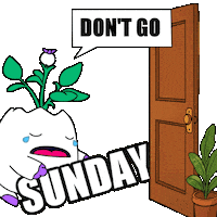 Working Sunday Evening Sticker by Magic Eden