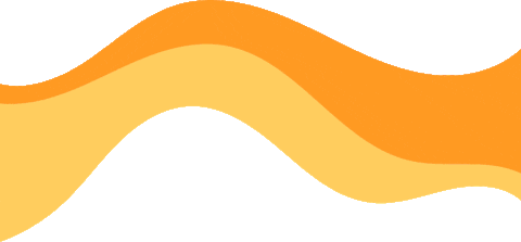 amanda5lima giphyupload wave yellow orange Sticker