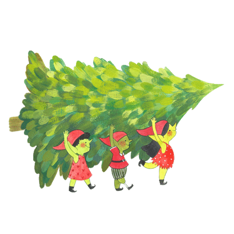 julianarabeloart giphyupload christmas xmas santa Sticker