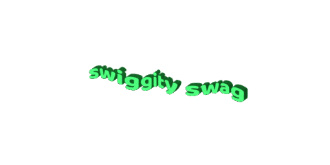 3d swag Sticker by Zack Kantor