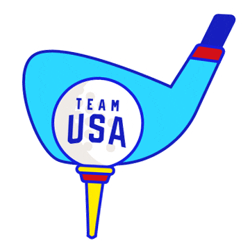 Summer Golfing Sticker by Team USA