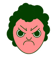 Angry Sticker by Juice