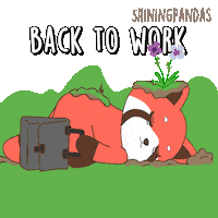 I Dont Want To Go Red Panda Sticker