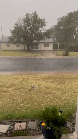 Hailstorm and Strong Winds Hit Hays, Kansas, Amid Weather Warnings