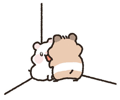 Couple Hamster Sticker