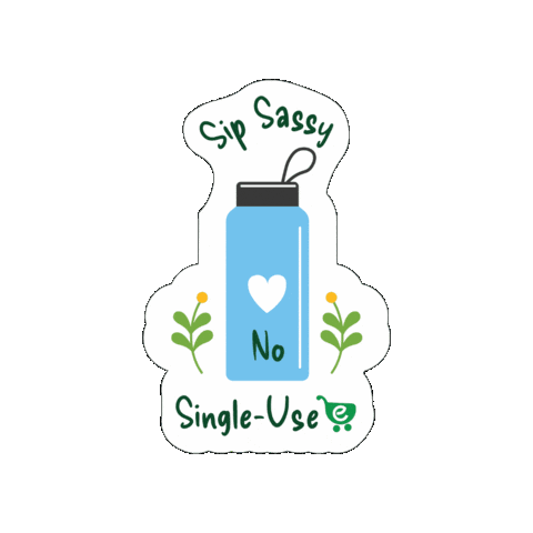 Plastic Free Sticker by Ecoconsious