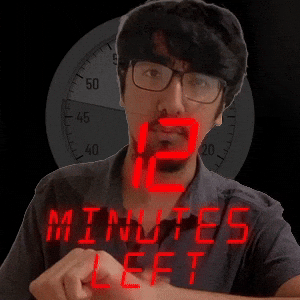 12 minutes left