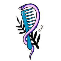 beauty snake Sticker by clairvrn