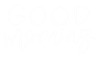 Good Morning Sticker by Zus Designs