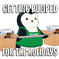 Excited Merry Christmas Sticker by Pudgy Penguins