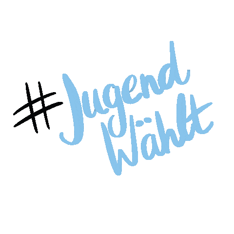 jugendwaehlt giphyupload wahlen fridaysforfuture demokratie Sticker