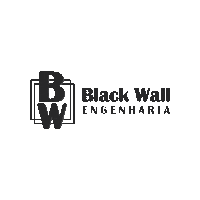 BlackWallEngenharia obra engenharia construtora franquia Sticker
