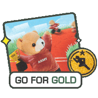 Gold Win Sticker by Our Singapore Army