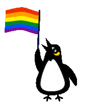 Penguin Sticker by DANTO Studio
